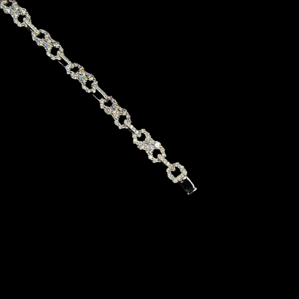 6MM VVS Infinity Link Bracelet