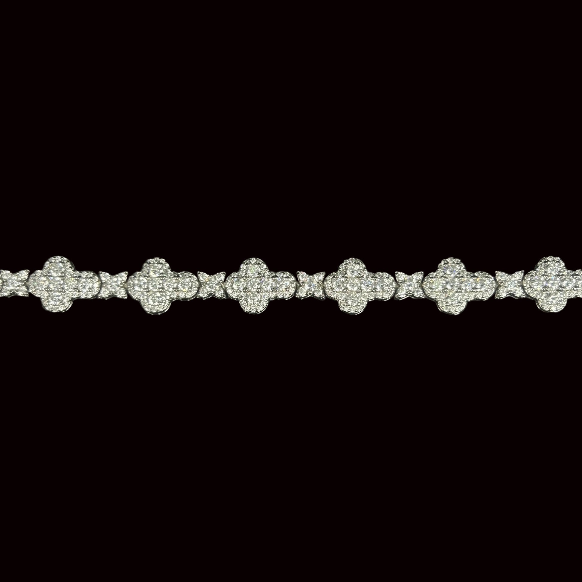 10MM VVS Cross Link Bracelet