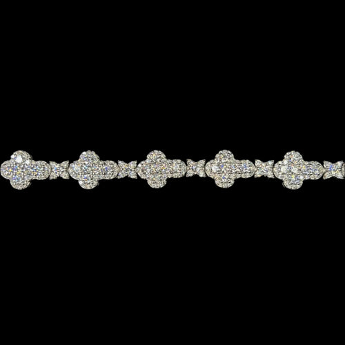 10MM VVS Cross Link Bracelet