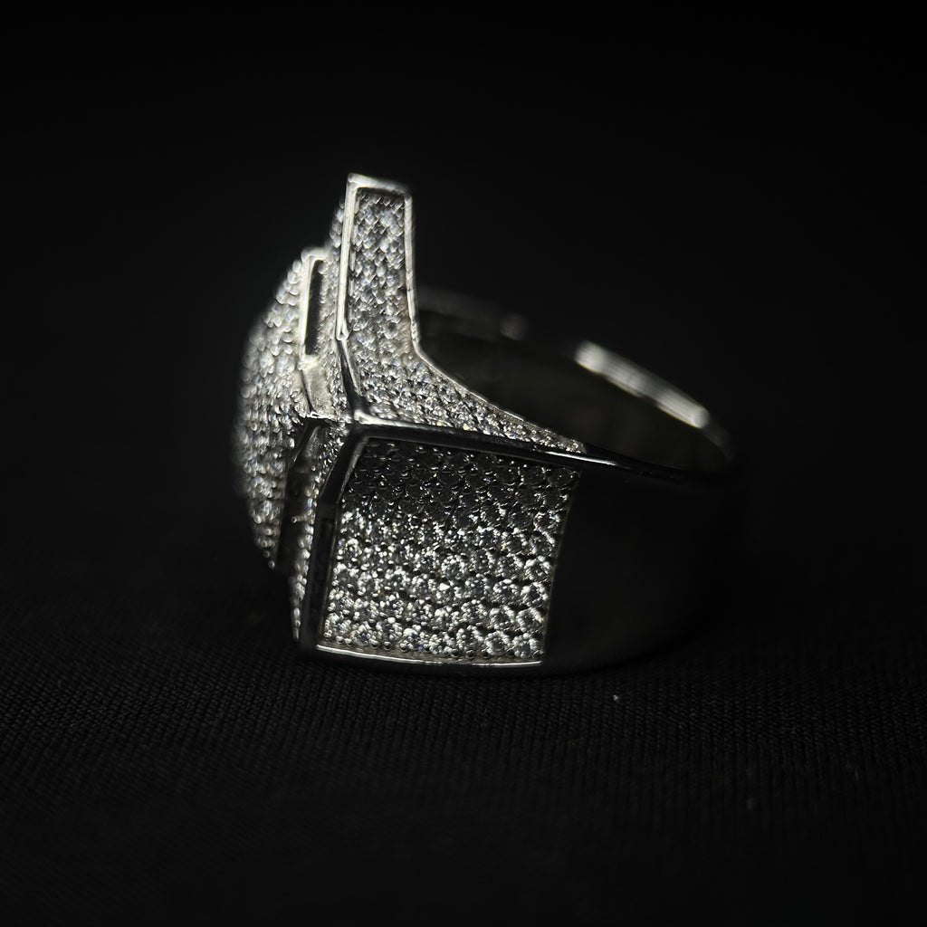 VVS Two Layer Star Ring