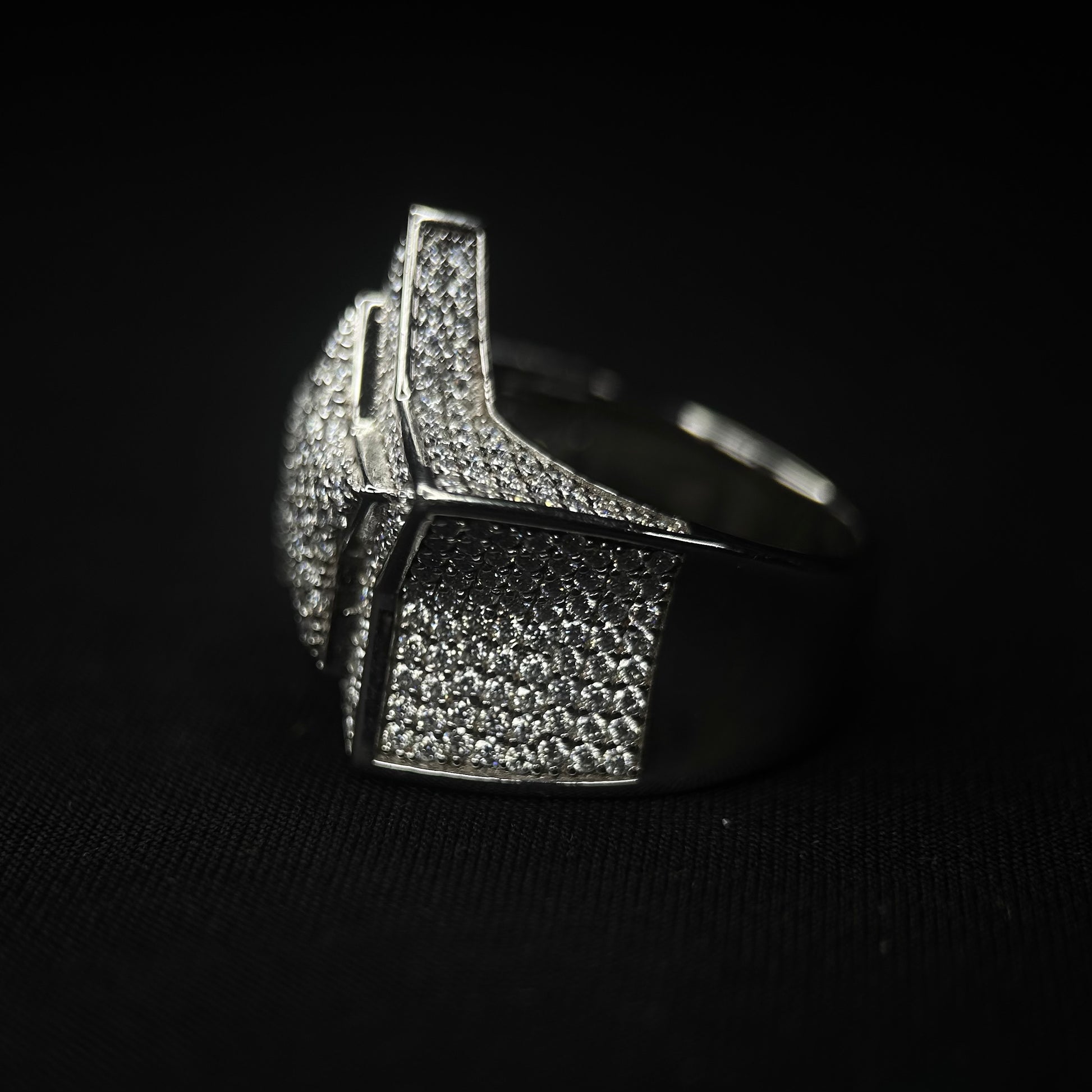 VVS Two Layer Star Ring