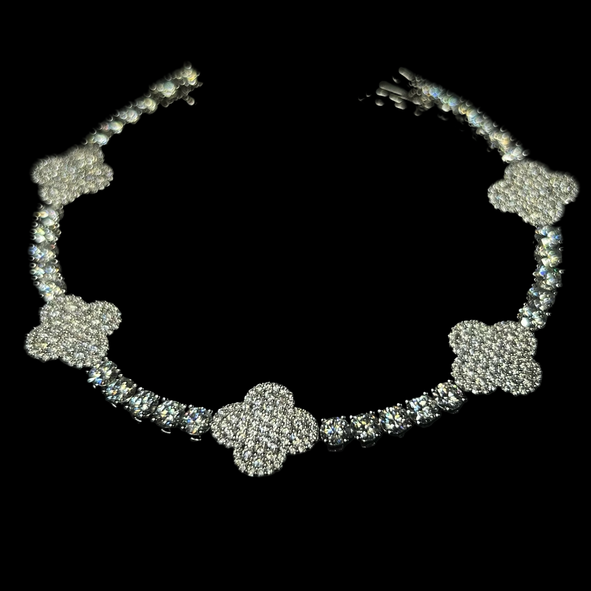 4MM VVS Clover Tennis Bracelet