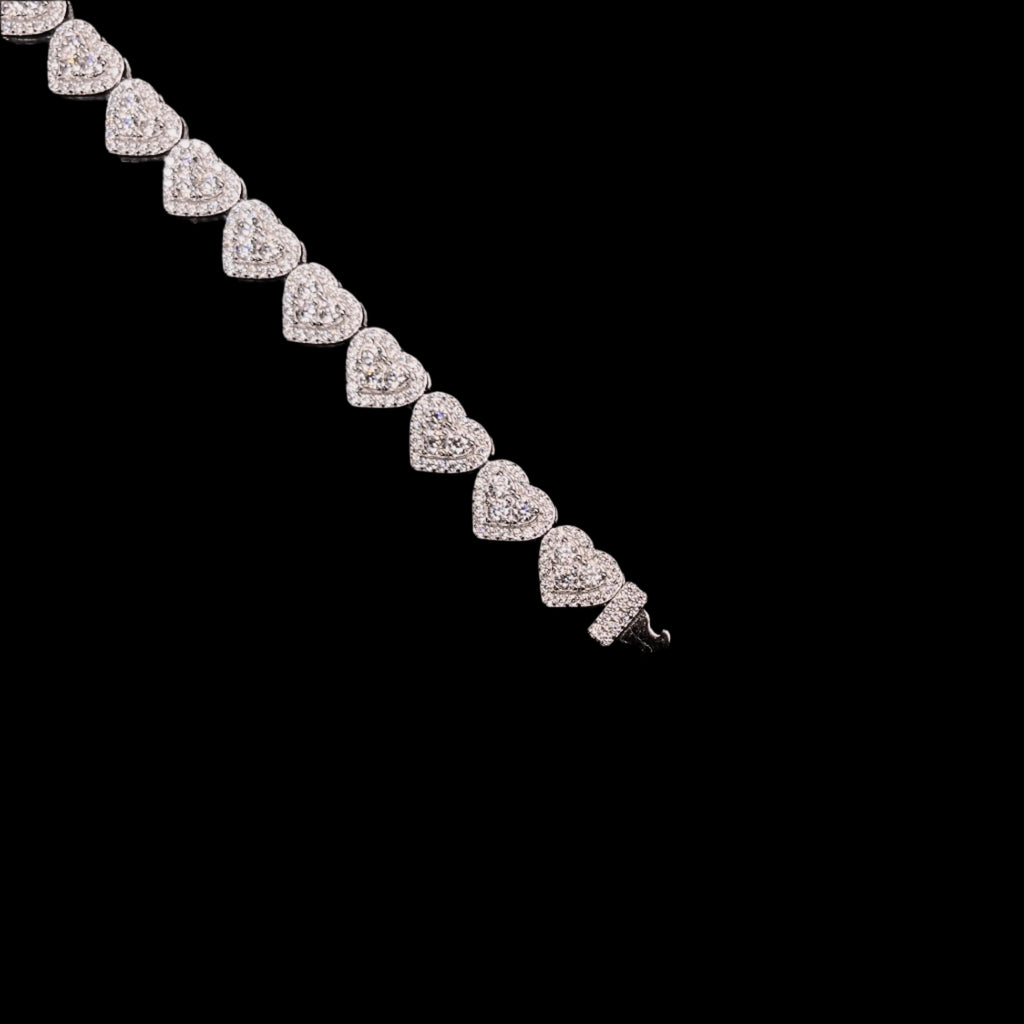 VVS Heart Eternity Bracelet