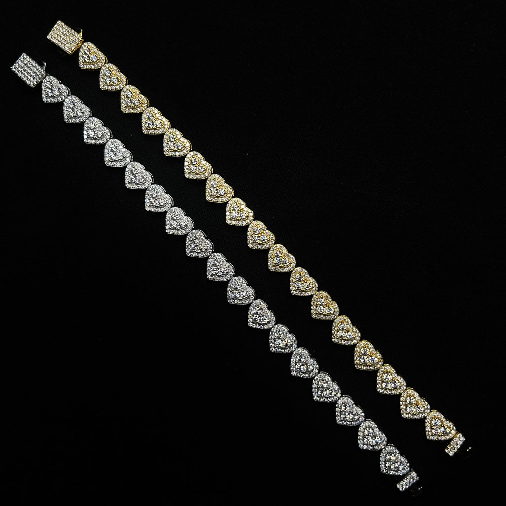 VVS Heart Eternity Bracelet