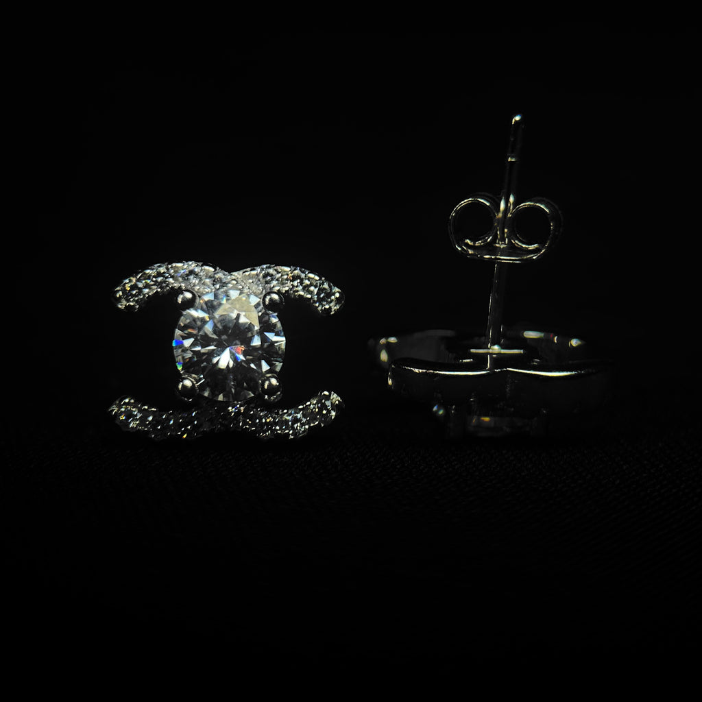 VVS Double C Stud Earrings