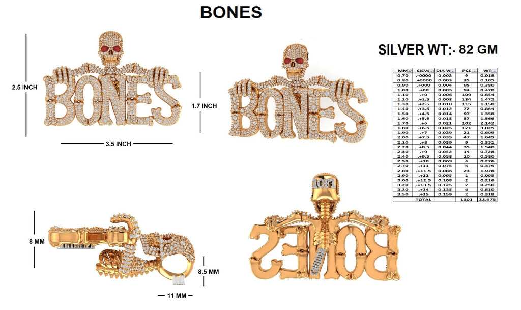 Custom Pendant 3D Design Deposit
