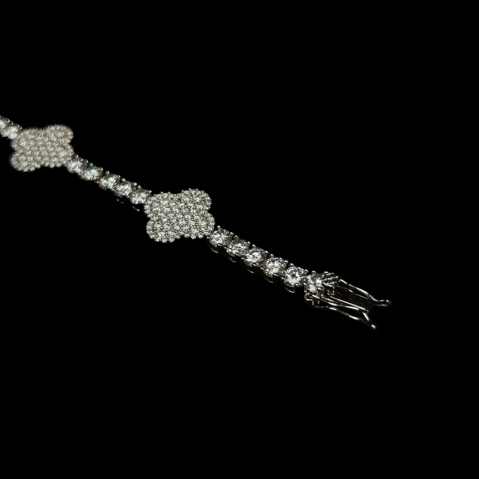 4MM VVS Clover Tennis Bracelet