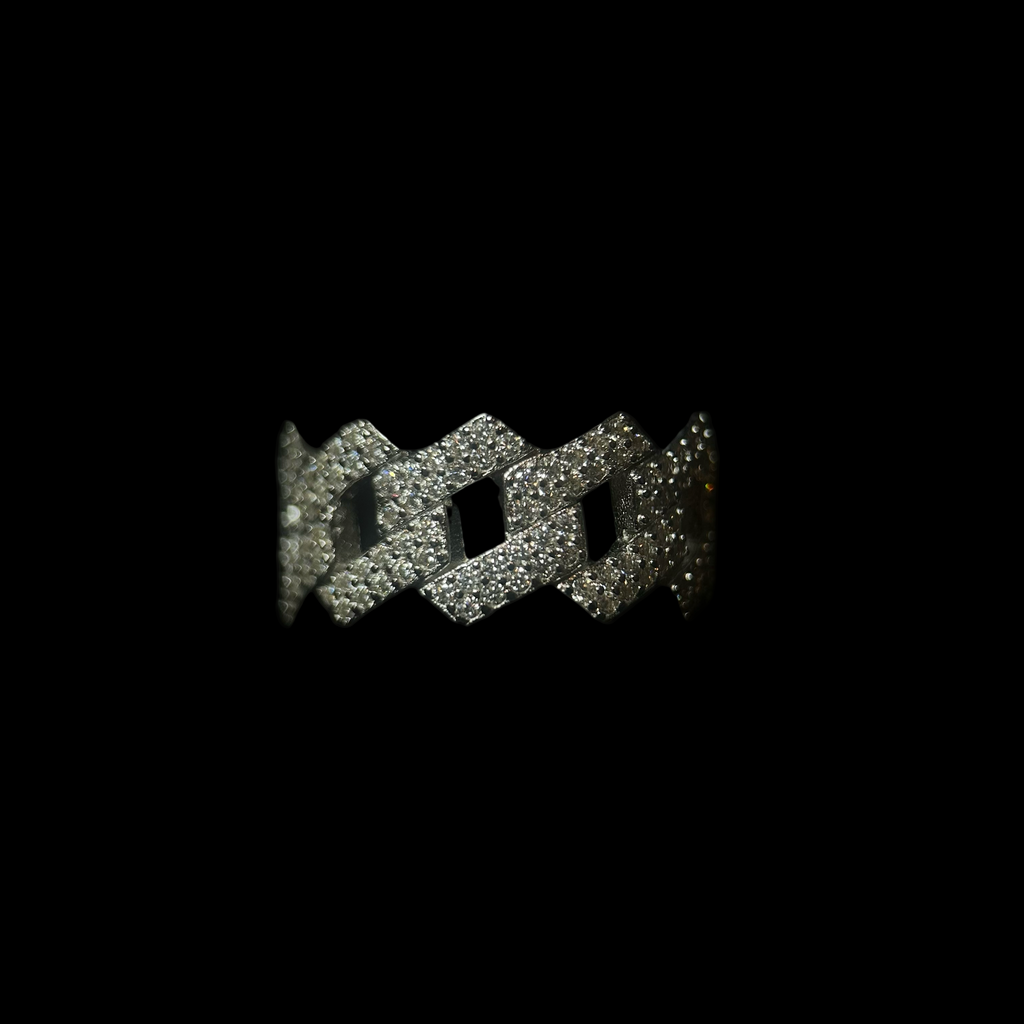 10MM VVS Cuban Link Ring