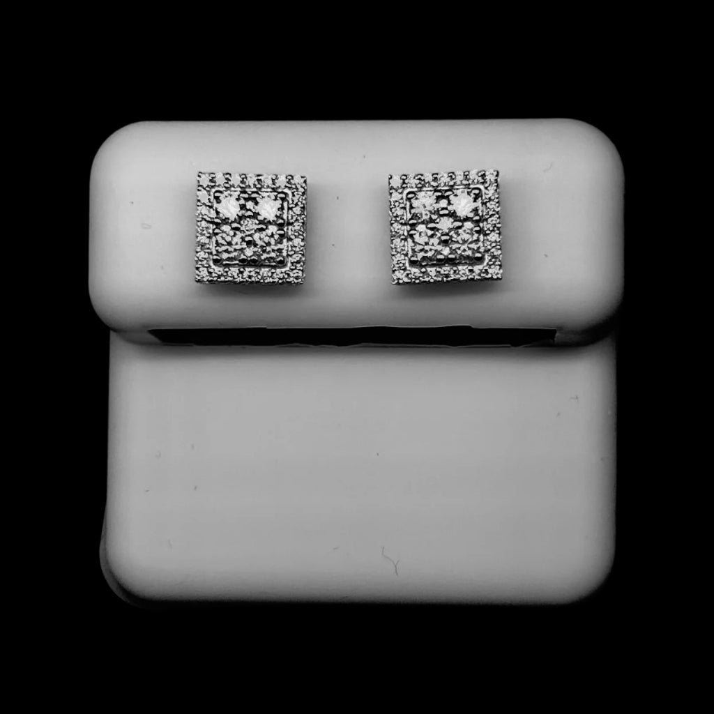 4 Stud Cluster Earrings