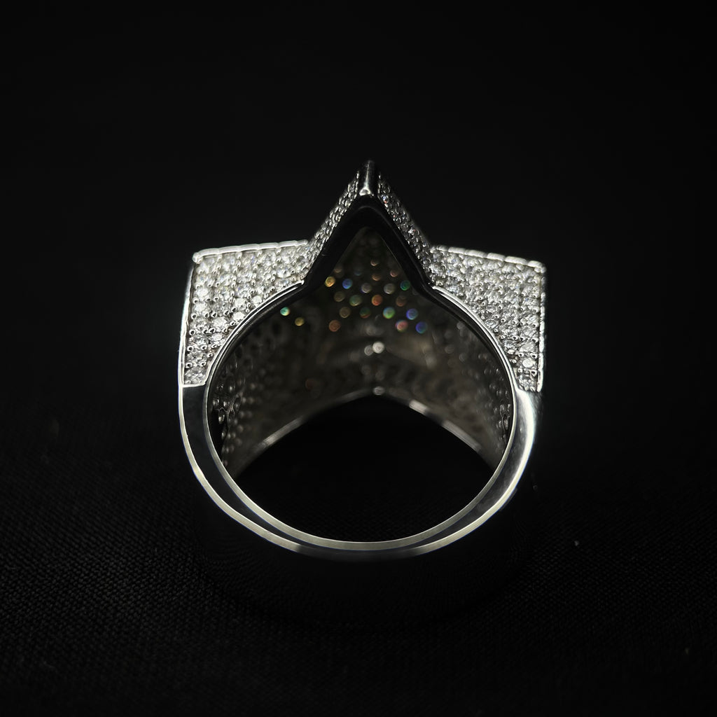 VVS Two Layer Star Ring
