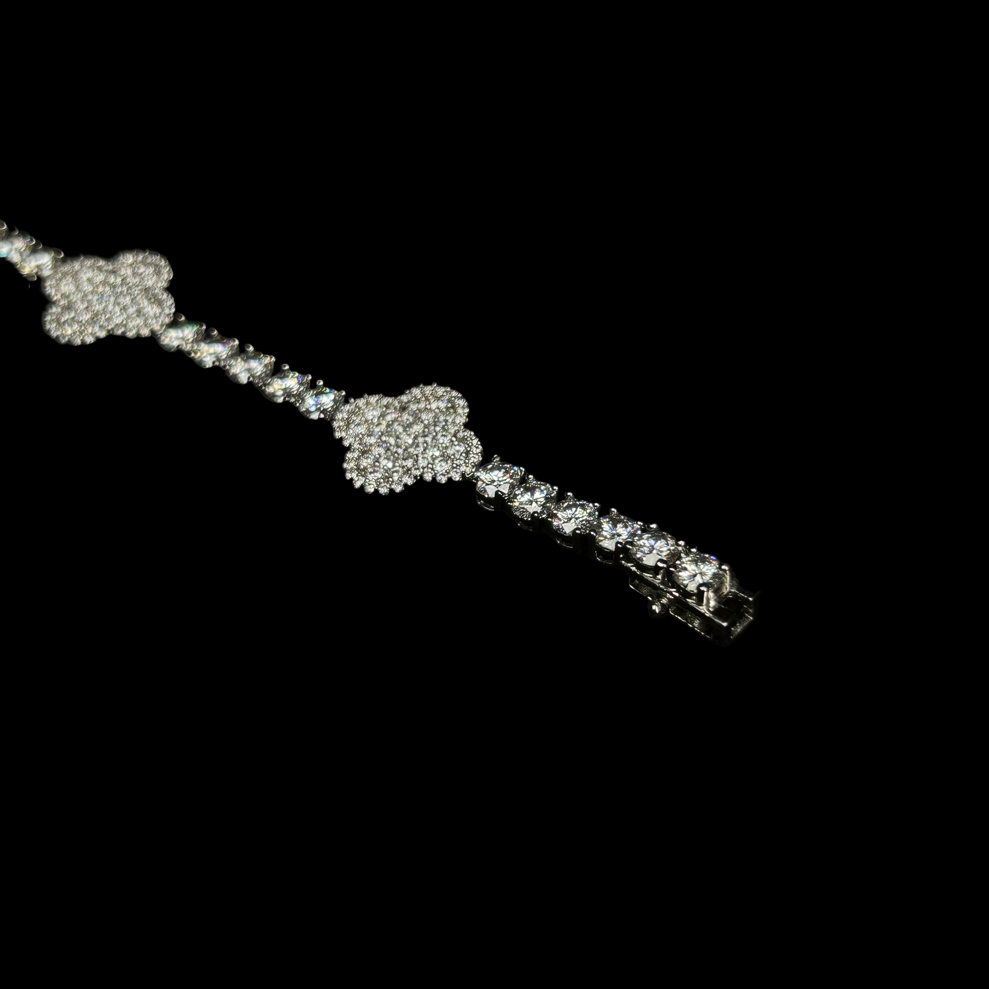 4MM VVS Clover Tennis Bracelet
