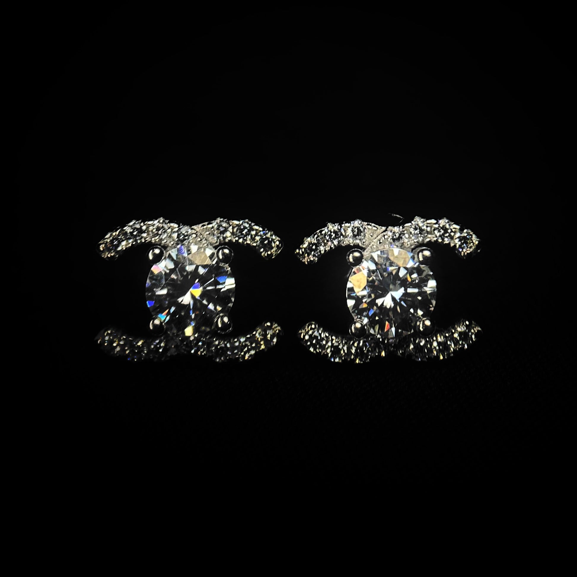 VVS Double C Stud Earrings