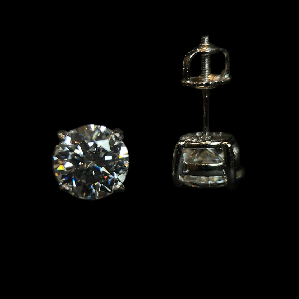8MM VVS Stud Earrings