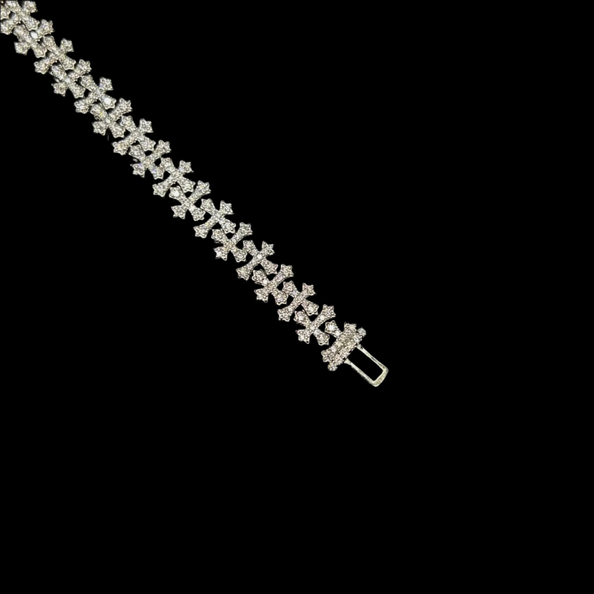Eternity Cross Bracelet