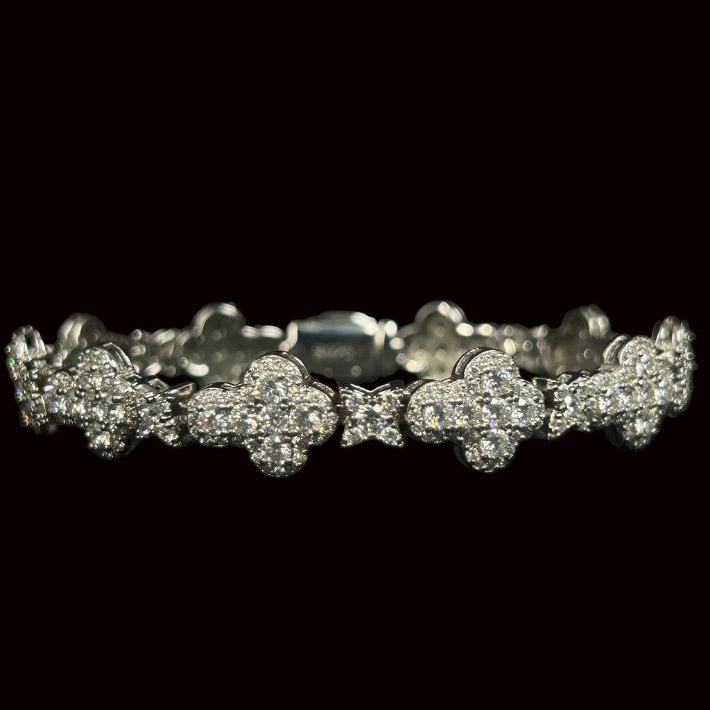 10MM VVS Cross Link Bracelet