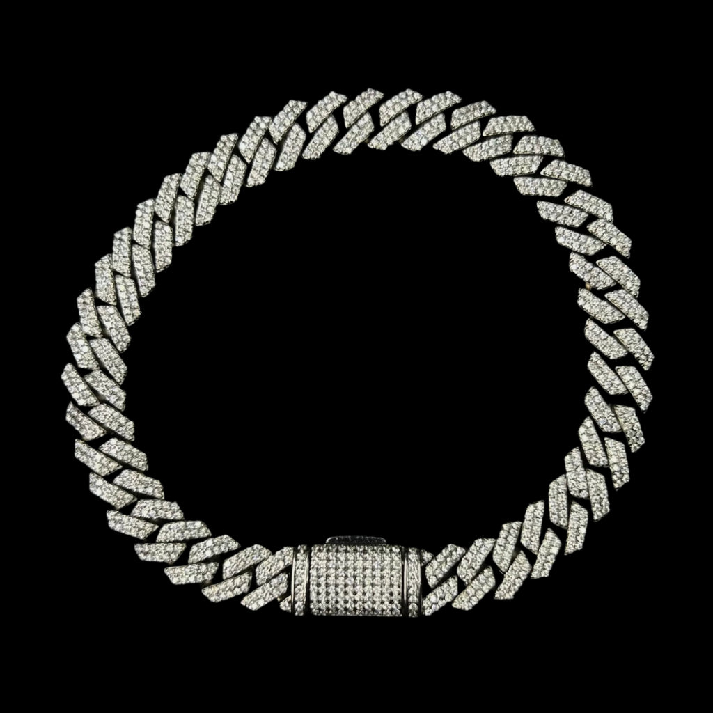 8MM VVS Cuban Link Bracelet