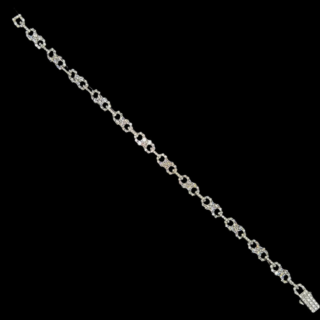 6MM VVS Infinity Link Bracelet