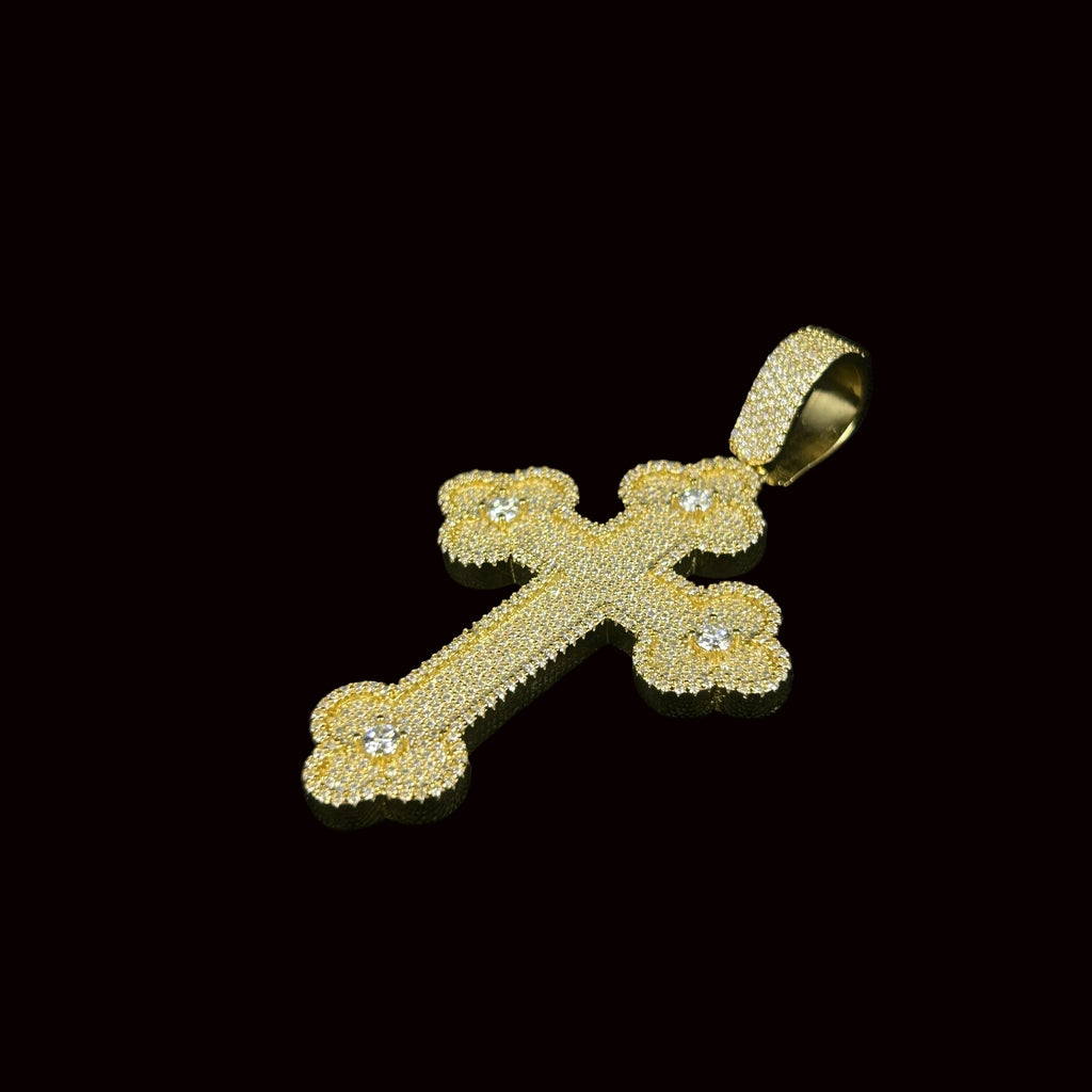 3 inch VVS Cross Pendant
