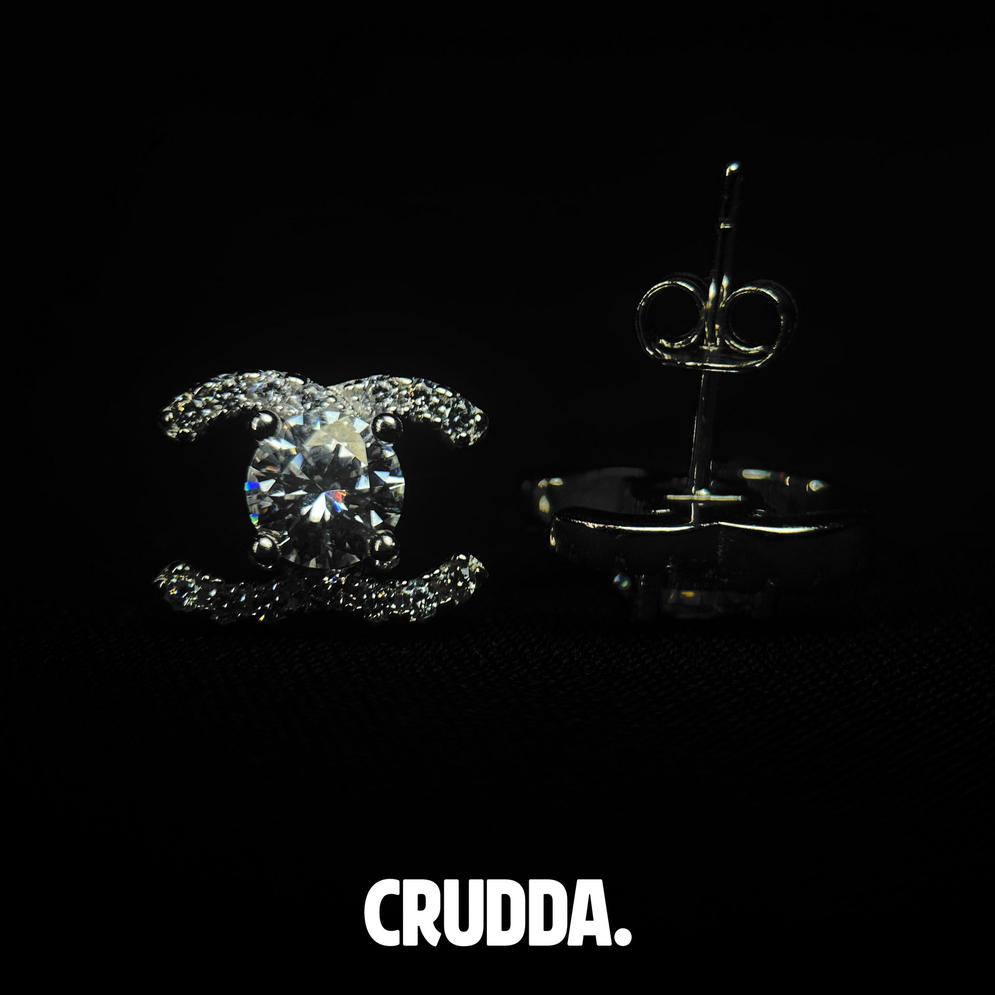 VVS Double C Stud Earrings