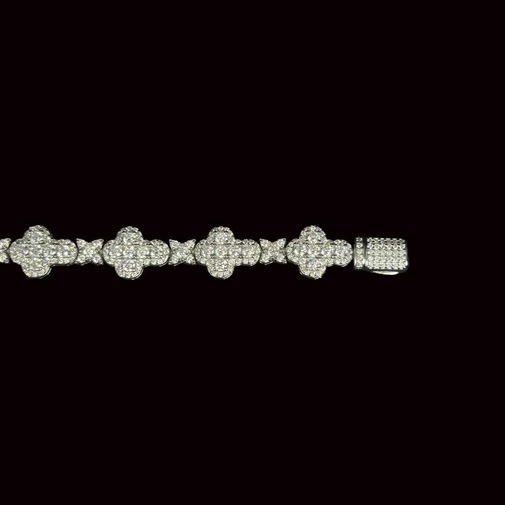 10MM VVS Cross Link Bracelet