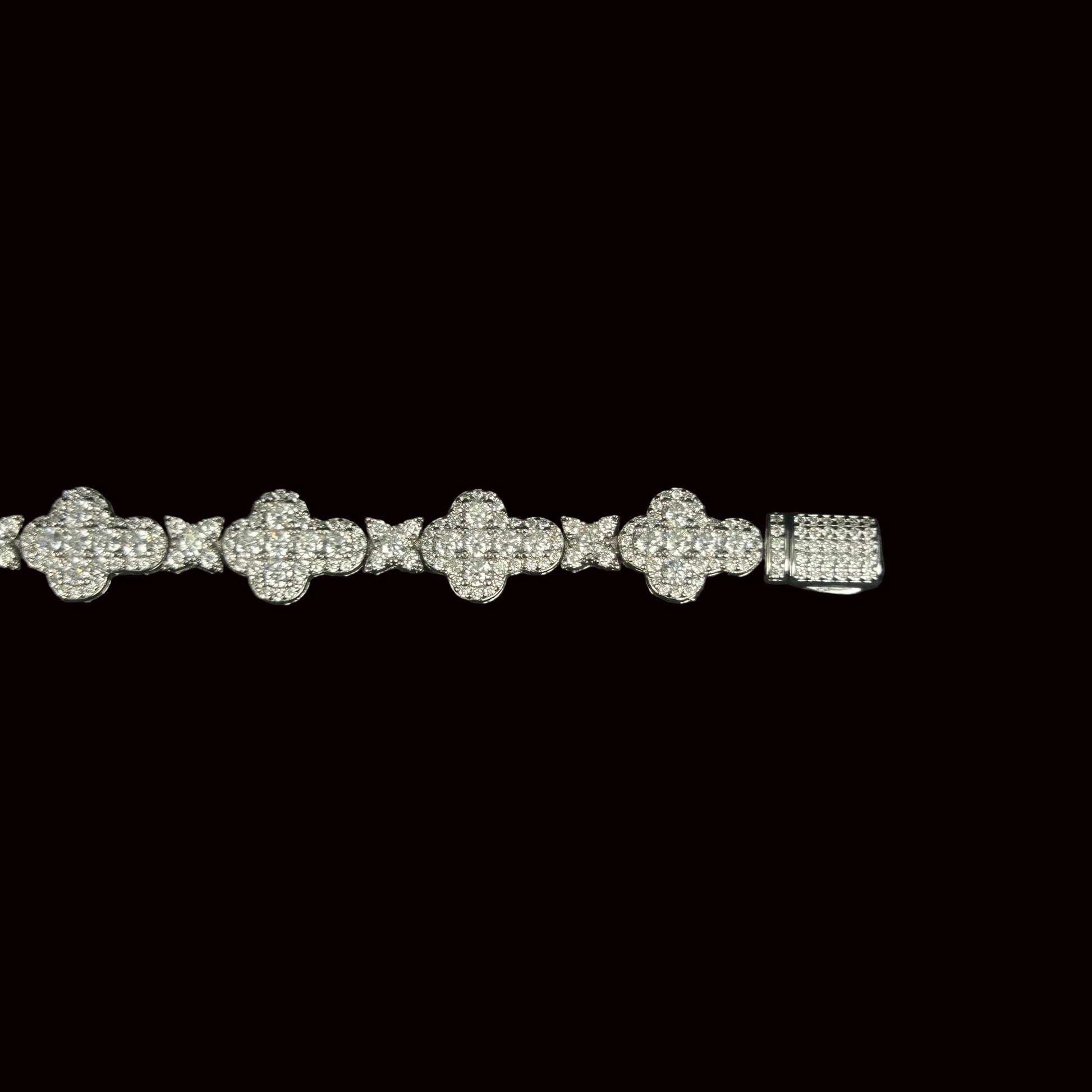 10MM VVS Cross Link Bracelet