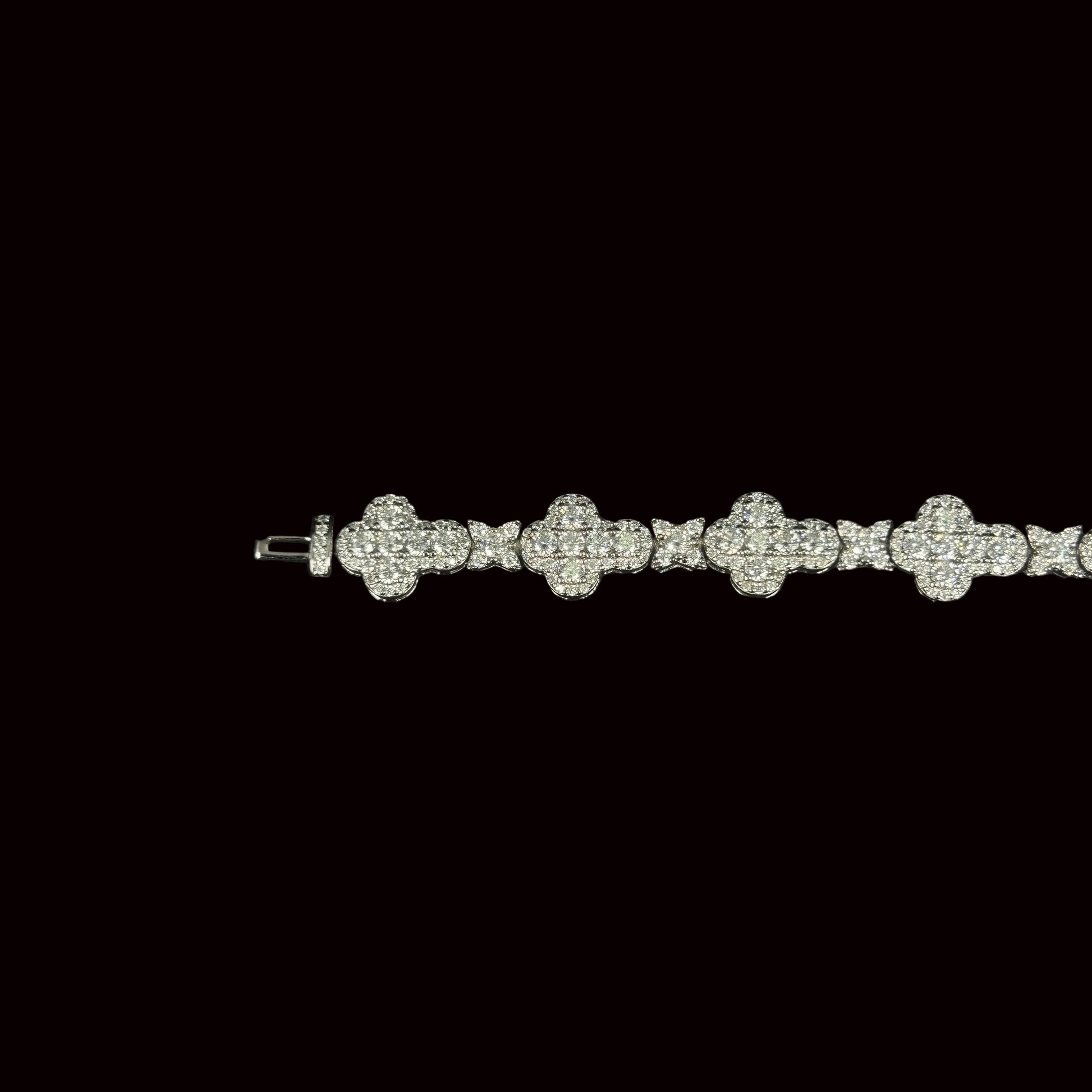 10MM VVS Cross Link Bracelet