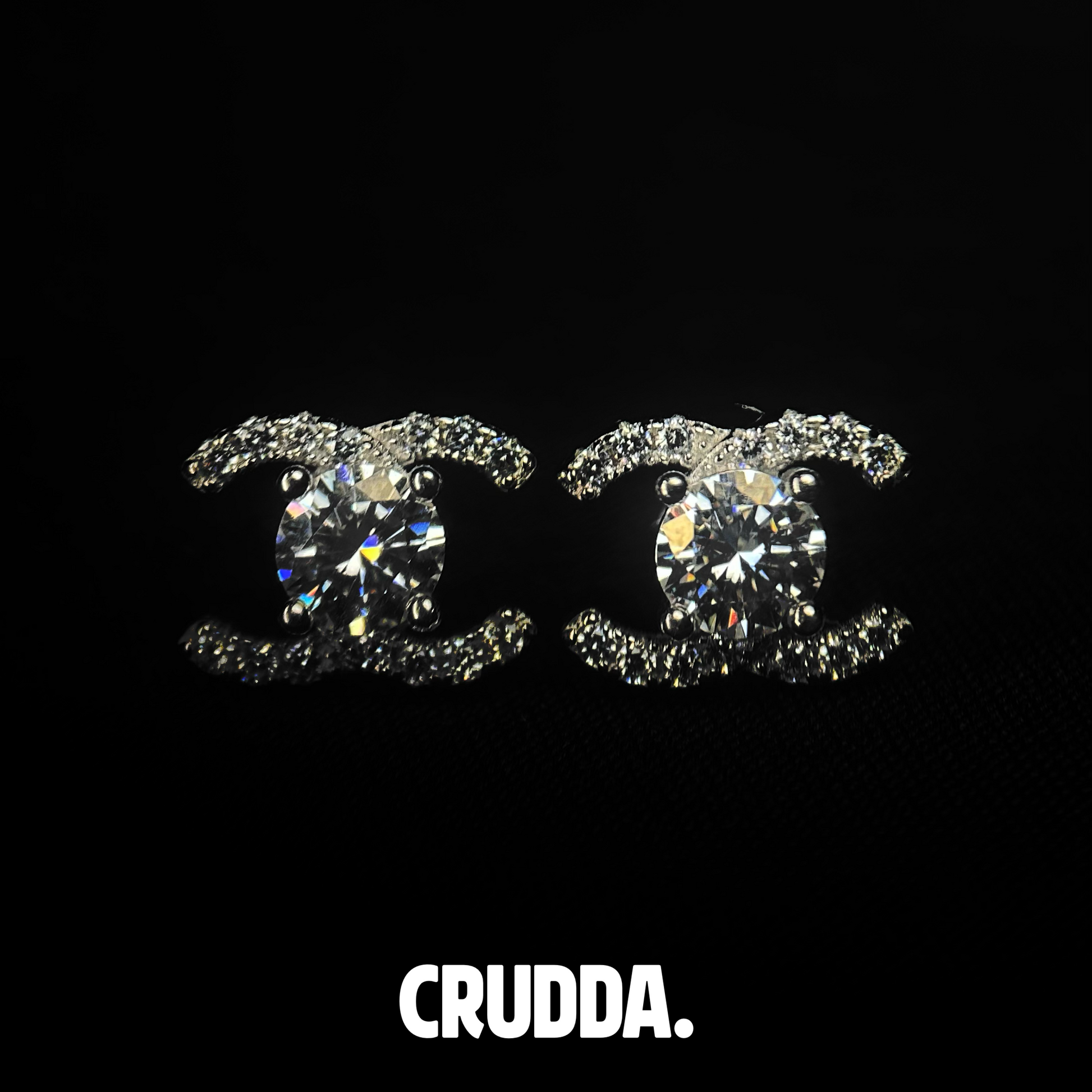 VVS Double C Stud Earrings