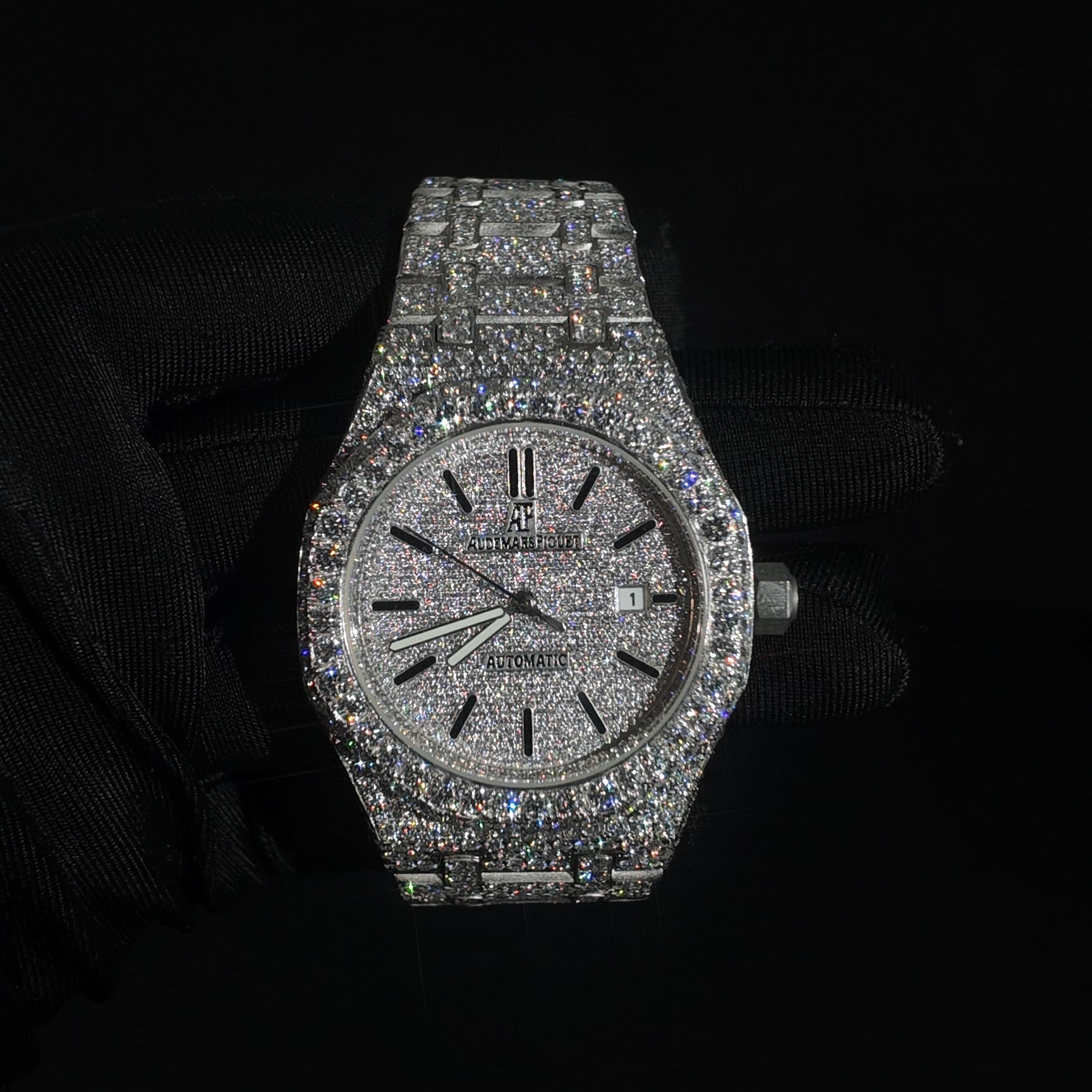 APRO 41MM All White Stick Dial Watch