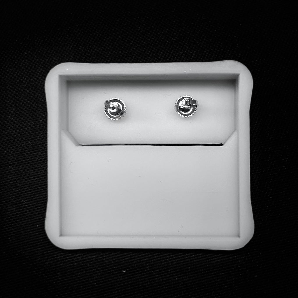 7.5MM Square Cluster Earrings