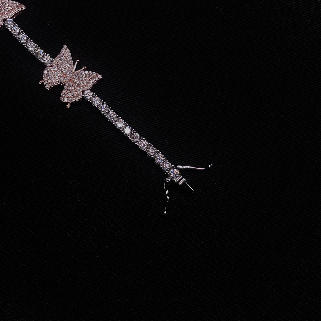 3MM VVS Butterfly Tennis Bracelet