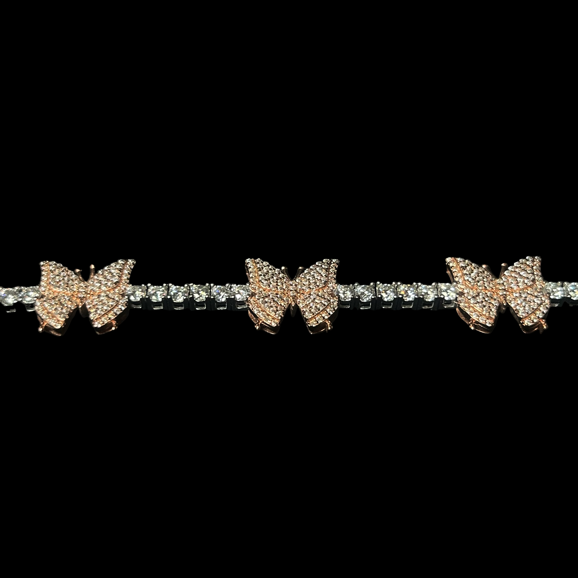 3MM VVS Butterfly Tennis Bracelet