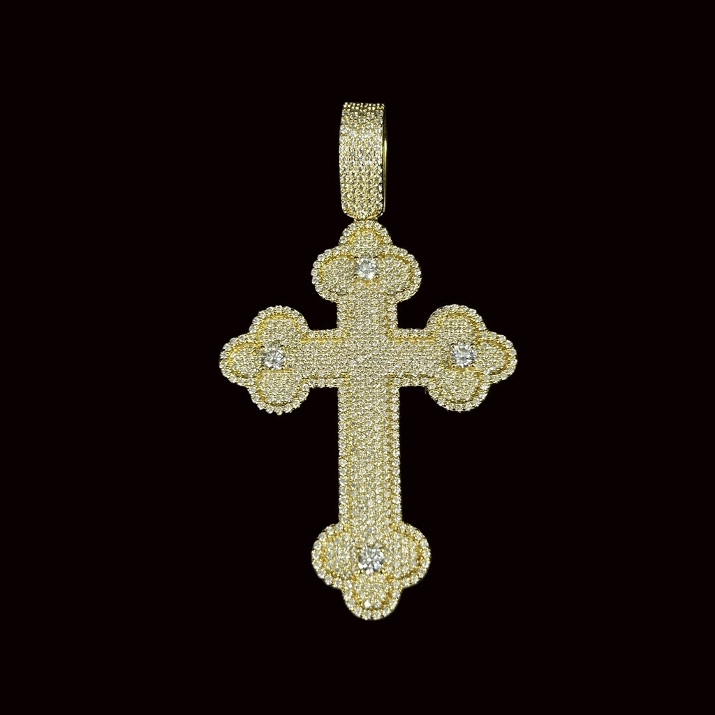 3 inch VVS Cross Pendant