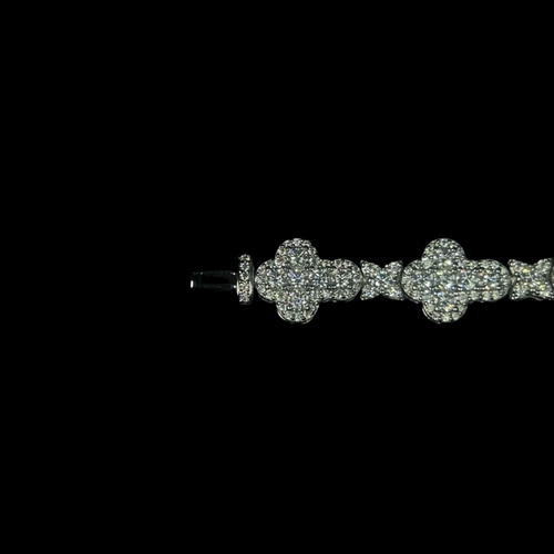 10MM VVS Cross Link Bracelet