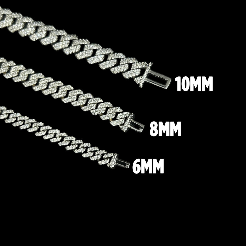 8MM VVS Cuban Link Bracelet