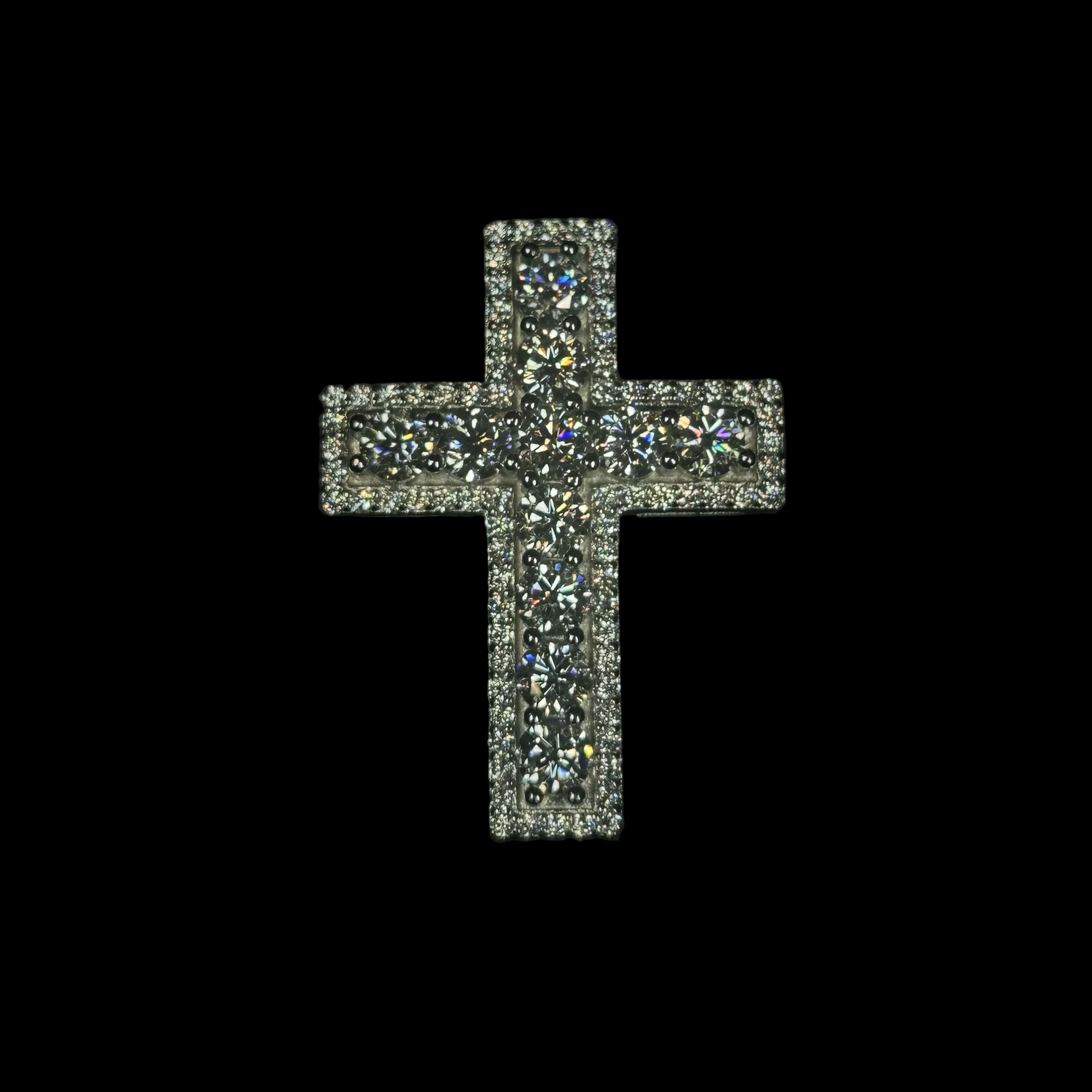 VVS Studded Cross Pendant
