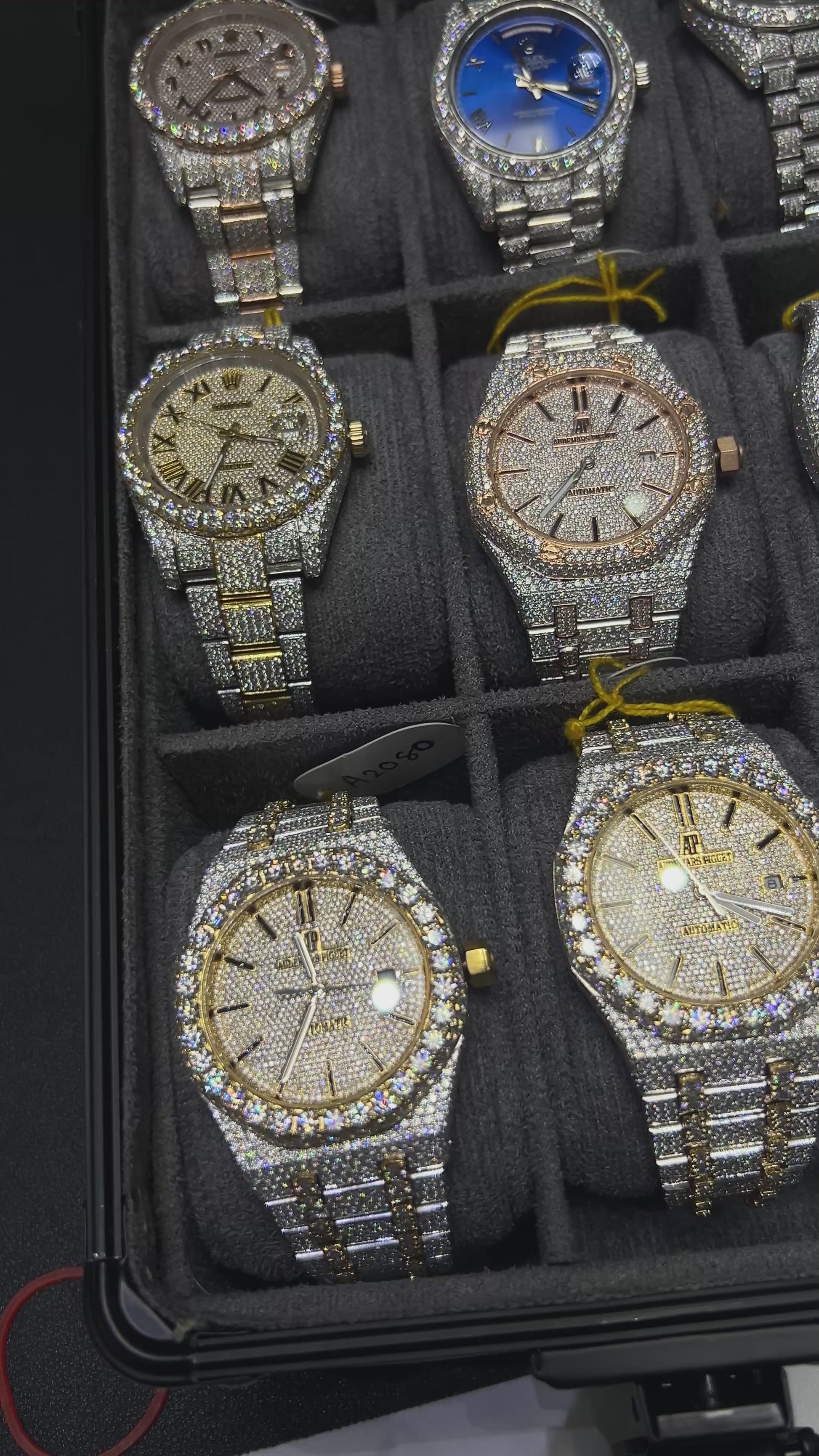 Fully Iced Out Watch (Read Description)