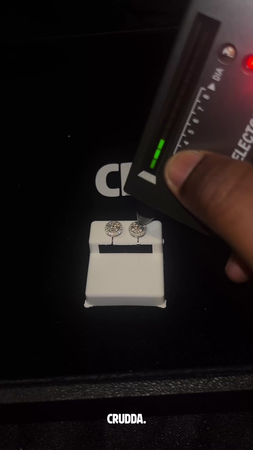 8.5MM VVS Emerald-Cut Cluster Earrings