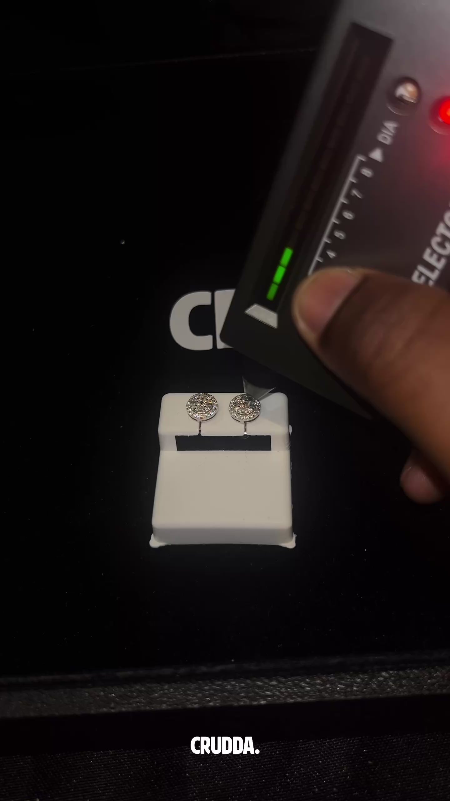 8.5MM VVS Emerald-Cut Cluster Earrings