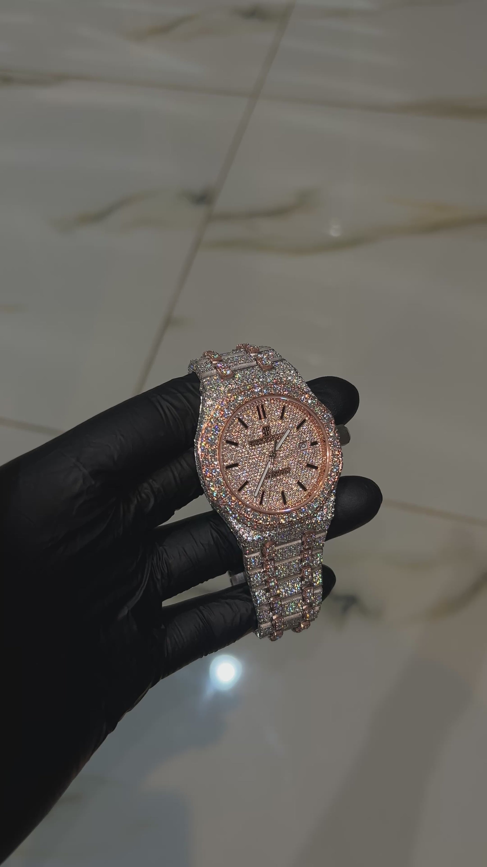 APRO Fully Iced Out Watch
