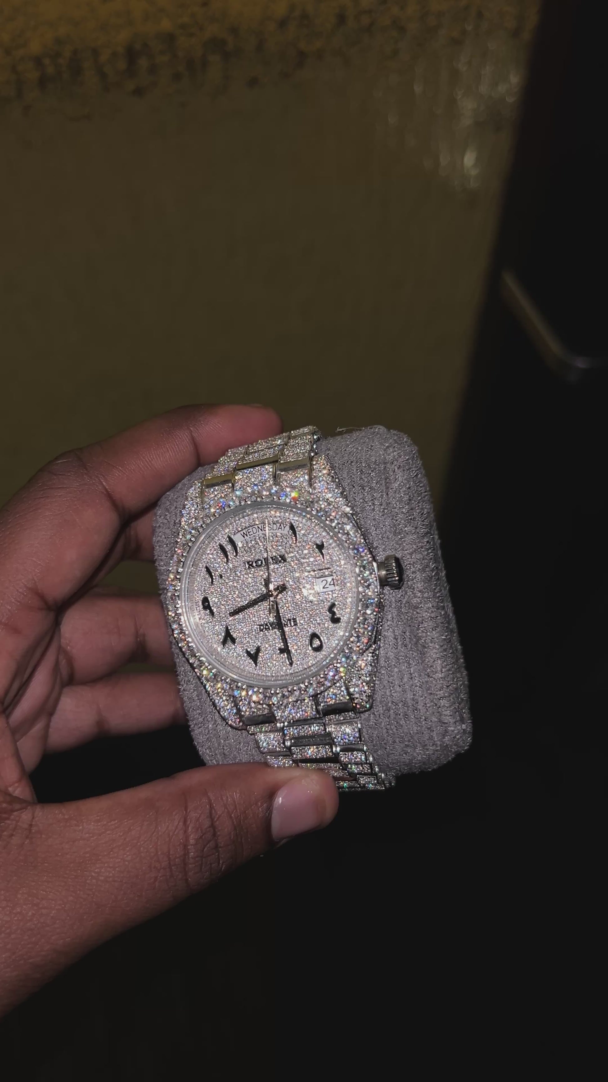 RDD Arabic Dial Fully Iced Out Watch