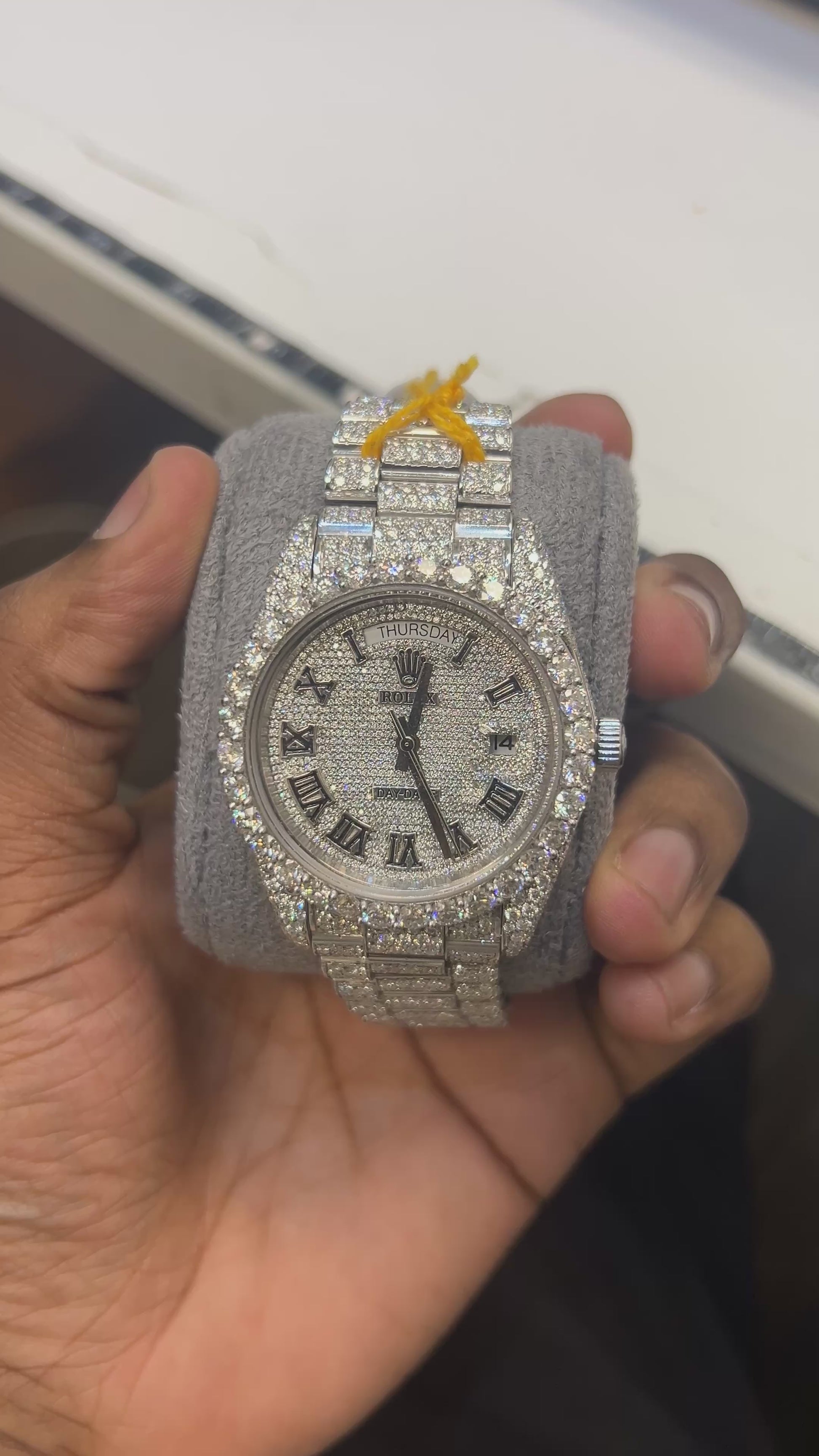 RDD Roman Dial Fully Iced Out Watch