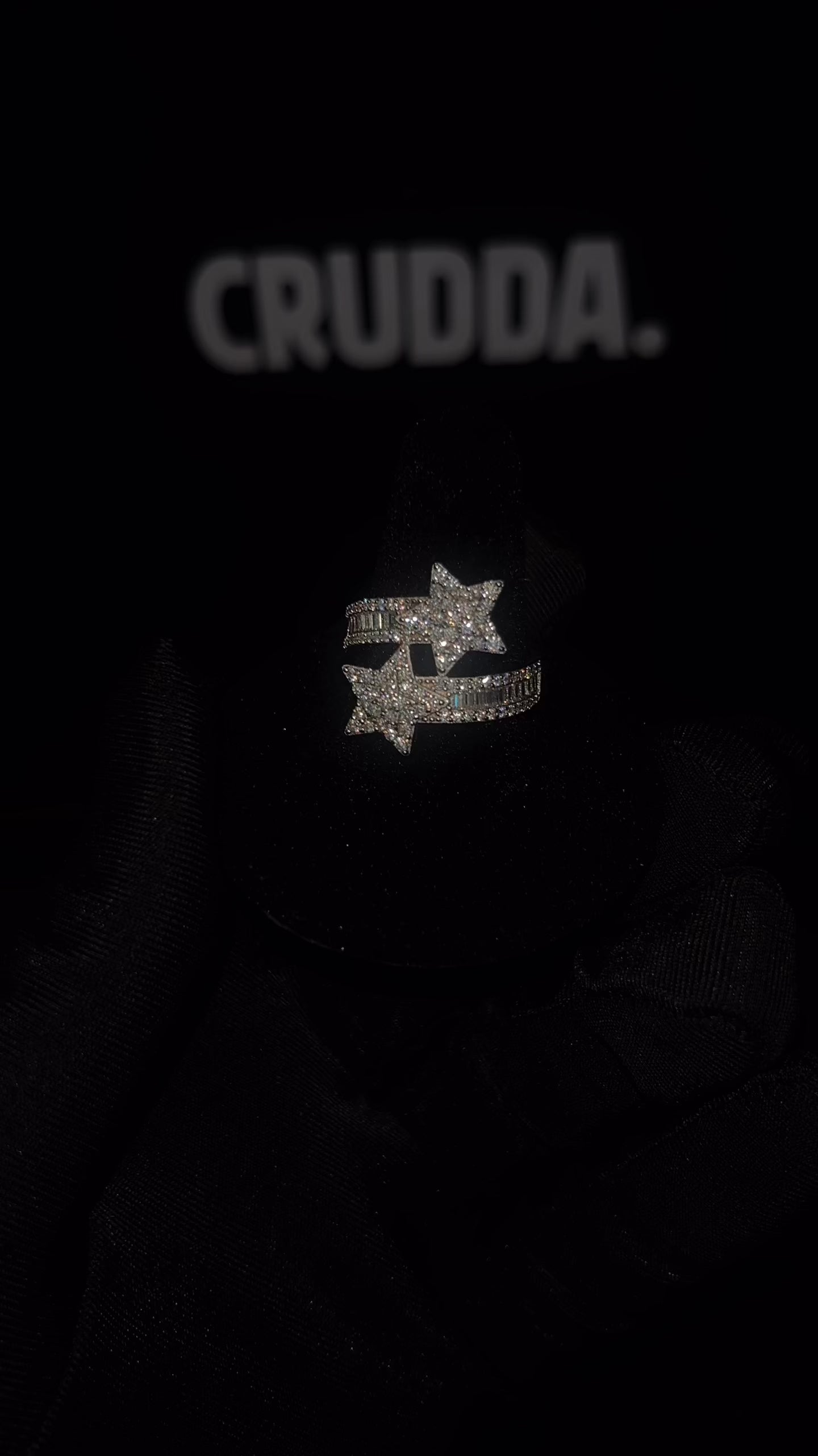 VVS Baguette Shooting Star Ring