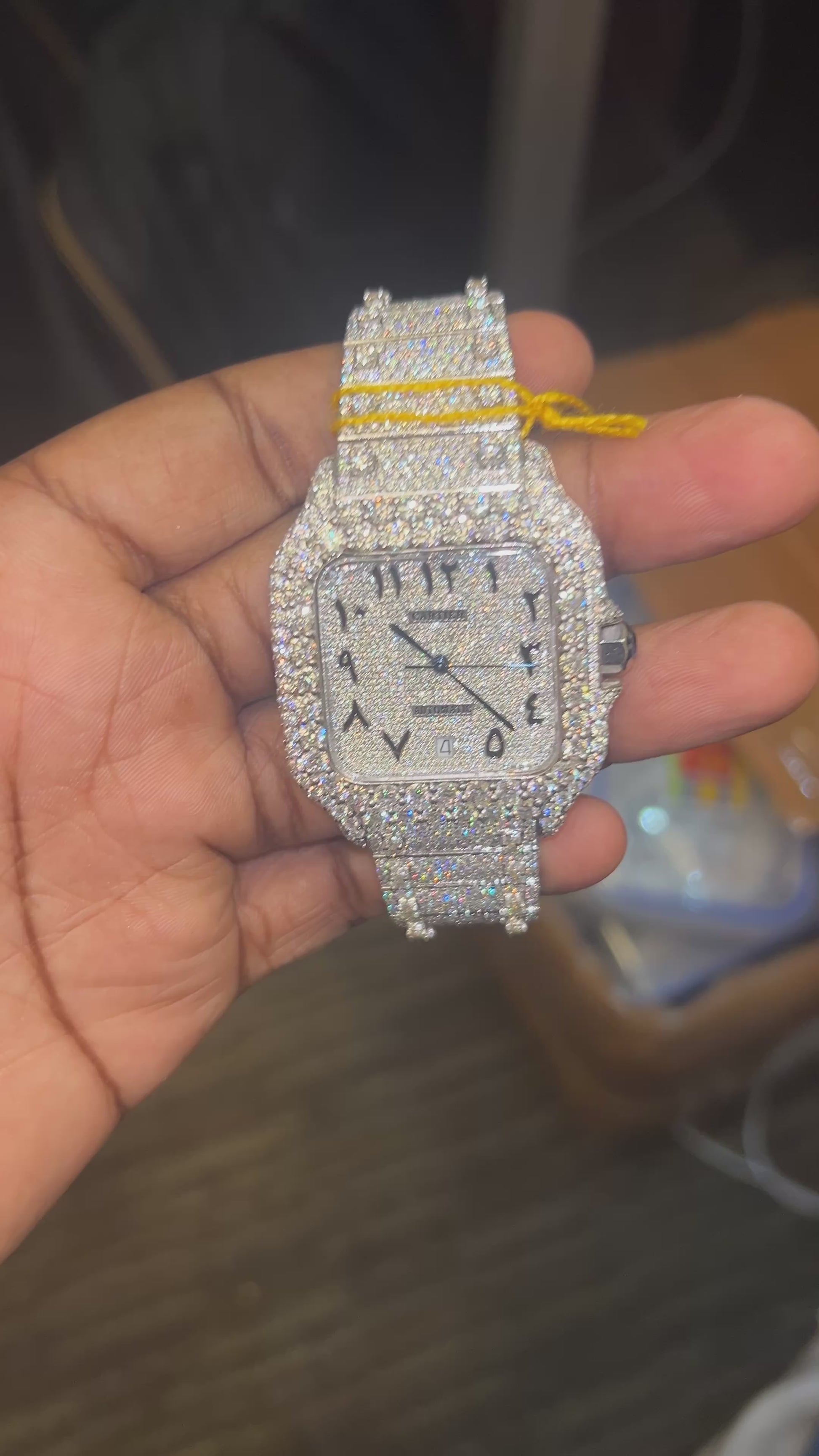 CS Fully Iced Out Arabic Dial