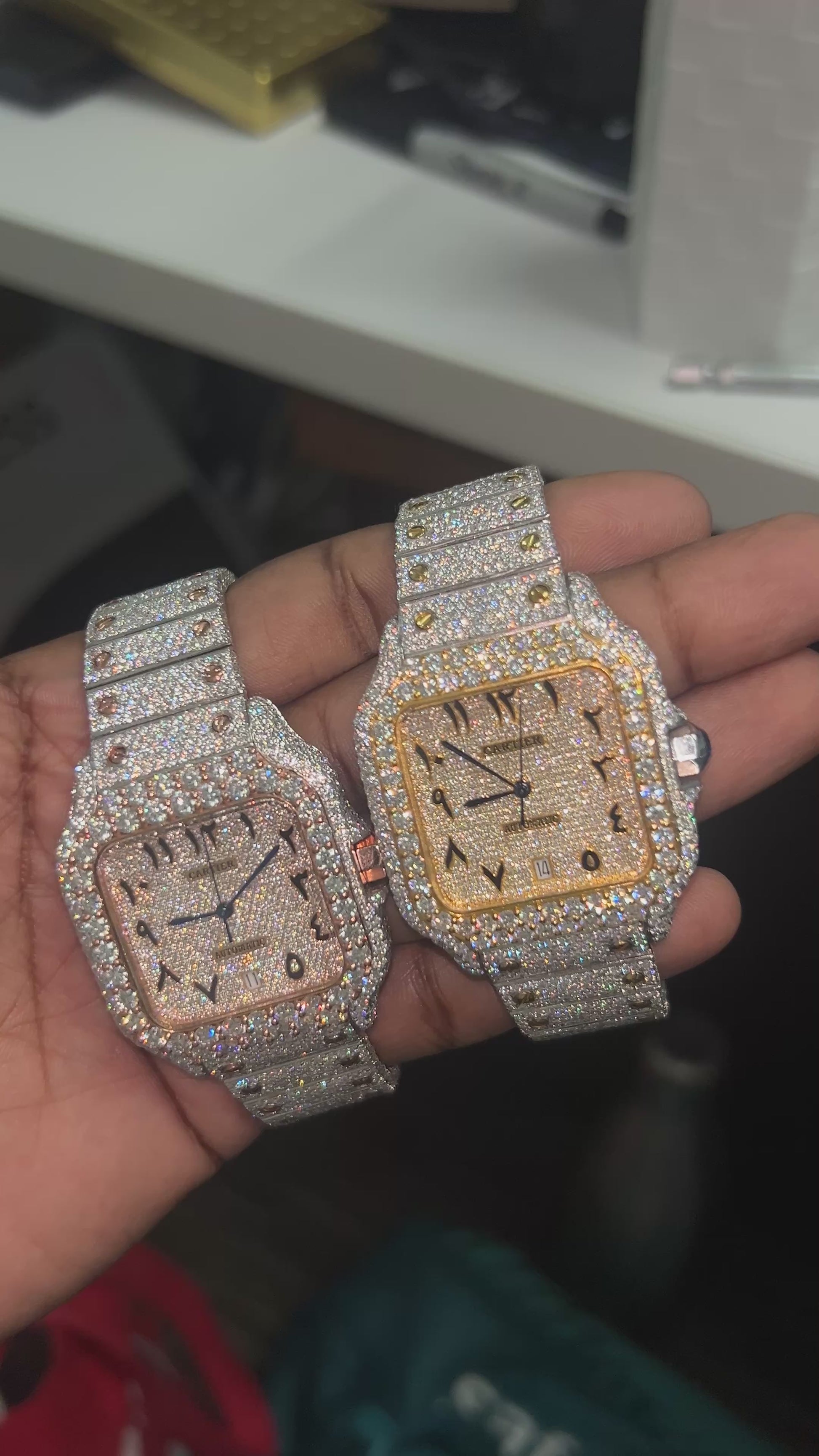 CS Fully Iced Out Arabic Dial